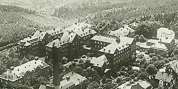 Sana-Klinikum Remscheid Luftansicht von 1930 Sana-Klinikum Remscheid Luftansicht von 1930